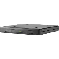 HP INC. Externe DVD-brander - Zwart - RW Ondersteuning - 24x CD Leessnelheid - 8x DVD Leessnelheid - Dubbele laag - USB 3.0
