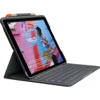 Logitech Slim Folio voor iPad 7e, 8e en 9e generatie, Bluetooth-toetsenbordhoesje