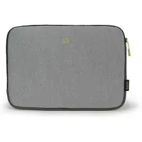 Dicota Laptophoes Skin FLOW - Notebook-Hülle - 35.8 Geschikt voor max. (laptop): 35,8 cm (14,1) Grijs, Groen