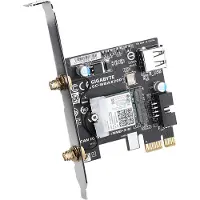Gigabyte GC-WBAX200 Wifi 6 (Mini PCI Express), Netwerkkaarten, Zwart