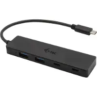 I-Tec USB-C Metal HUB 2xUSB 3.0 2xUSB-C C31HUBMETAL2A2C USB-hub 2 + 2 poorten USB-A, USB-C USB 3.2 Gen2 10 GBit/s Met USB-C stekker Zwart