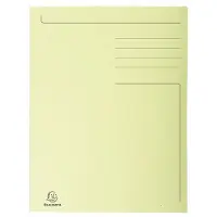 Exacompta 3-Klepsmap Folio 280 g/m² Geel