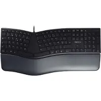Cherry Ergonomisch Toetsenbord - - KC 4500 ERGO - AZERTY - Bedraad - Geheugenfoam Polssteun