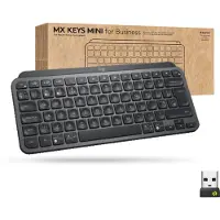 Logitech Mx Keys Mini For Business toetsenbord RF-draadloos + Bluetooth QWERTY Engels Grafiet
