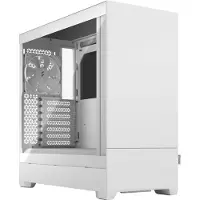 Fractal Design Design Pop Silent White Tg Gaming Case met helder glasvenster Atx Sound-D FD-C-POS1A-04