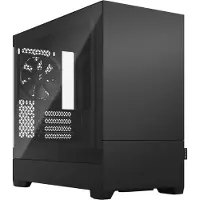 Fractal Design Design Pop Mini Silent Black Tg Gaming Case met helder glasvenster Micro FD-C-POS1M-02