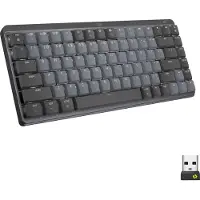 Logitech MX Mechanical Mini Minimalist Wireless Illuminated Keyboard. - GRAPHITE - CH - 2.4GHZ/BT - N/A - CENTRAL - TACTILE