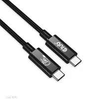 Club 3D CAC-1575 USB-C-kabel USB 4.0 USB-C stekker 2.00 m Zwart