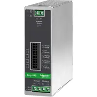 APC Easy UPS, UPS met DIN-railmontage, 10A DC, 24V, 240Watt, zonder batterijuitgangen, kleur: metaalgrijs