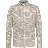 State of Art casual overhemd normale fit geel printje
