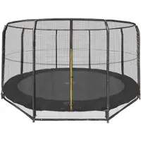Magic Circle Pro Ingraaf Trampoline Black 366 cm met veiligheidsnet