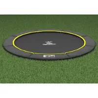 Magic Circle Pro Flat to the Ground Trampoline Black 427 cm