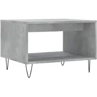 vidaXL Salontafel 60x50x40 cm bewerkt hout betongrijs