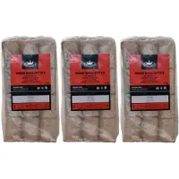 Esschert Design 3x zakken houtbriketten 10 kilo voor kachel/openhaard - Briketten