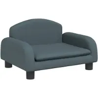vidaXL Hondenmand 50x40x30 cm stof donkergrijs