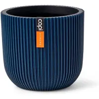 Capi Europe - Pot bol Groove H6.2 cm blauw