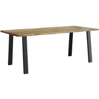 vidaXL Eettafel 200x90x75 cm massief acaciahout