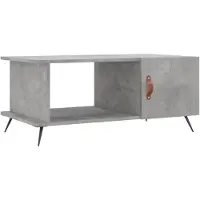 vidaXL Salontafel 90x50x40 cm bewerkt hout betongrijs