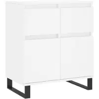 vidaXL Dressoir 60x35x70 cm bewerkt hout wit