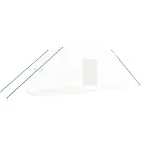 vidaXL Kas met stalen frame, wit, 12 m², 6x2x2,85 m