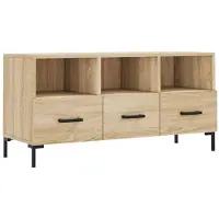 vidaXL Tv-meubel 102x36x50 cm bewerkt hout sonoma eikenkleurig