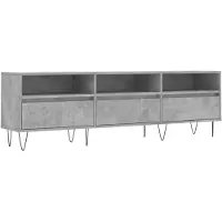 vidaXL Tv-meubel 150x30x44,5 cm bewerkt hout betongrijs