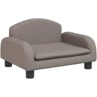 vidaXL Hondenmand 50x40x30 cm stof taupe