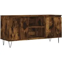 vidaXL Tv-meubel 104x35x50 cm bewerkt hout gerookt eikenkleurig
