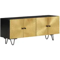 vidaXL Tv-meubel 110x30x45 cm massief mangohout