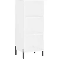 vidaXL Dressoir 34,5x32,5x90 cm bewerkt hout wit