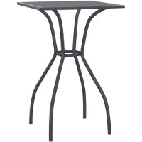 vidaXL Tuintafel 50x50x72 cm staalgaas antracietkleurig