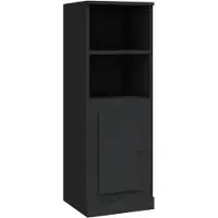 vidaXL Hoge kast 36x35,5x103,5 cm bewerkt hout zwart