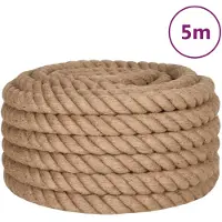 vidaXL Touw 5 m lang 36 mm dik jute