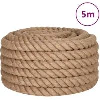 vidaXL Touw 5 m lang 50 mm dik jute