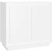 vidaXL Dressoir 80x34x75 cm bewerkt hout wit