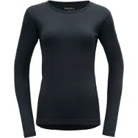 Devold - Breeze Woman Shirt - Merino-ondergoed XS, zwart/blauw
