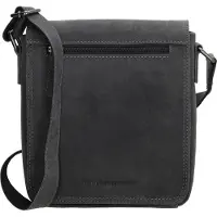 Hide & Stitches Messenger Bag Schoudertas Idaho Zwart