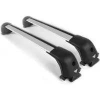 Farad Dakdragers geschikt voor Ford Focus SW 1998 t/m 2004 open dakrailing - Aluminium - Hoog laadvermogen 100kg - Wingbar Zilver- Merk