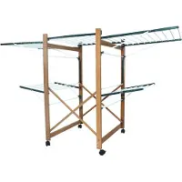Aqua Laser Droogrek Deluxe - Wasrek - 25 meter drooglengte - geschikt voor meer dan 2 wassen - Droogtoren -