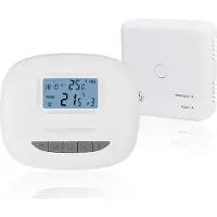 Optima Wifi en Radio frequency opbouw programmeerbare thermostaat, USB voeding, tuya compatible, inclusief RF ontvanger, W R3