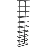 Jax Design Wijnrek Pino | Jax Design metaal zwart 11x27x111 cm wijnrekken | NADUVI