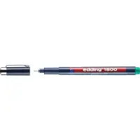 Edding Fineliner Extra Fijn Ronde punt - 0,25 mm Groen Waterbestendig
