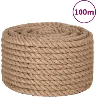 vidaXL Touw 100 m lang 16 mm dik jute