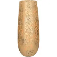 Mica Decorations clemente vaas rond goud maat in cm: 55 x 21,5