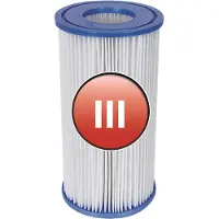Bestway Zwembad Filter Cartridge Type III - 10,6 x 20,3 cm