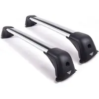 Farad Dakdragers geschikt voor BMW X3 F25 2010 t/m 2017 gesloten dakrailing - Aluminium - Hoog laadvermogen 100kg - Wingbar Grijs- Merk