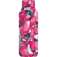 Quokka - RVS Drinkfles / Thermosfles - 510ml - Roze Bloemen