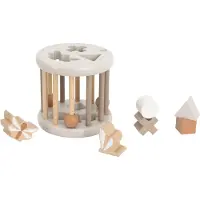 Label Houten Vormsorteerwiel Nougat