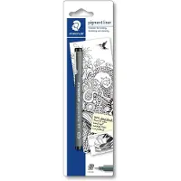 Staedtler - Artist Series - pigment liner - fineliner - zwart - 0.4 mm - 10 stuks