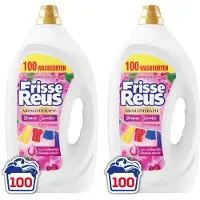 Witte Reus 2x Wasmiddel Frisse Reus Gel Orchidee 100 Wasbeurten 4,5 Liter